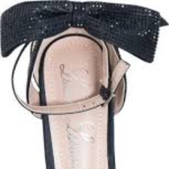 NIB- LAUREN LORRAINE FLING BLACK SATIN - Picture 2 of 3